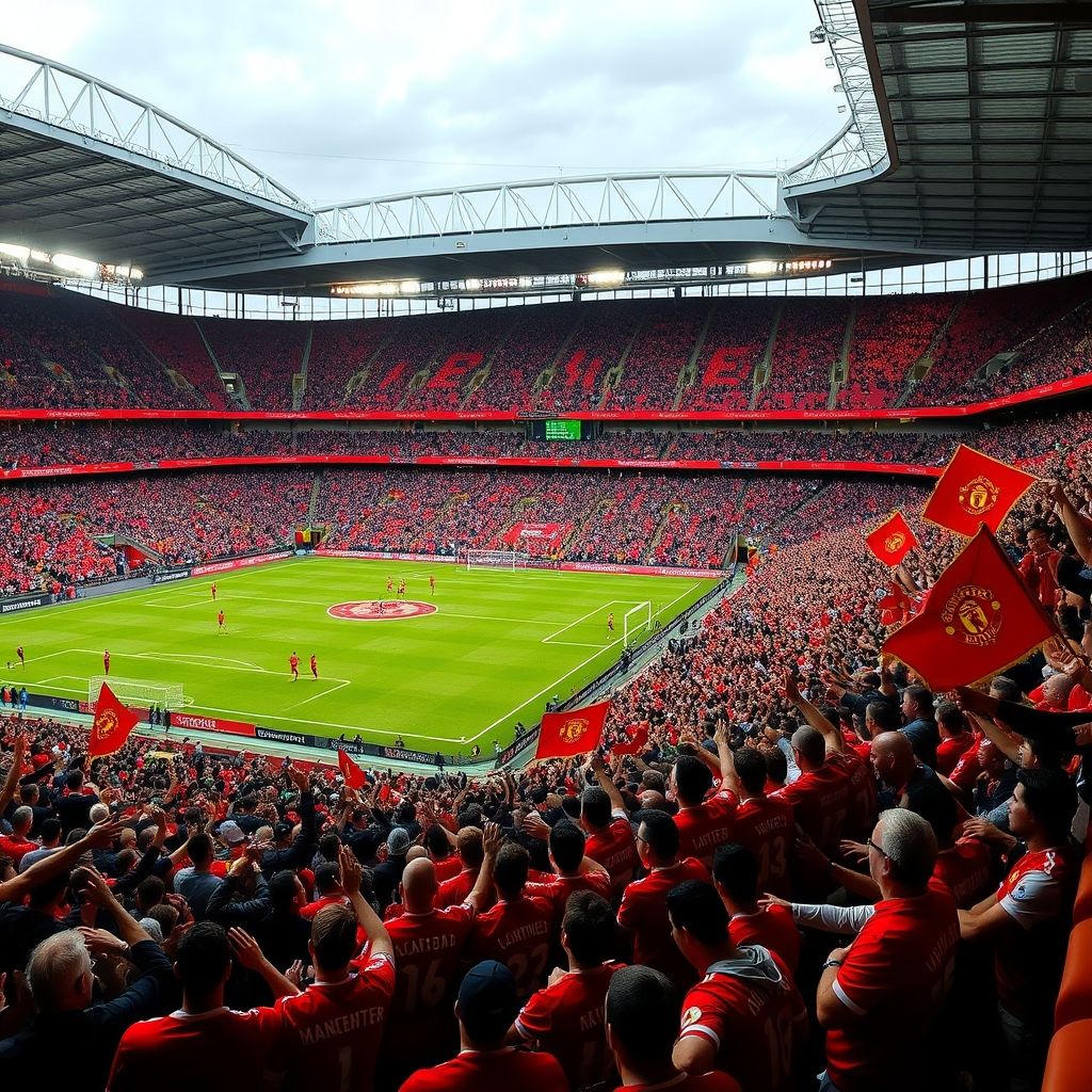 aoa体育新闻-曼联主场氛围火爆，球迷热情助阵